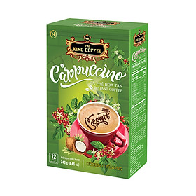 Cà phê TNI King Coffee Cappuccino dừa 240g
