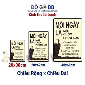 Tranh Gỗ Treo Tường Decor Slogan Câu Nói Hay Ý Nghĩa Cuộc Sống Đạo Lý Cuộc