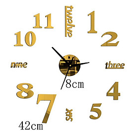 Mua Đồng hồ trang trí treo tường sáng tạo loại nhỏ 2D-01