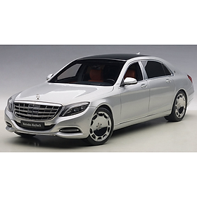 Xe Mô Hình Mercedes Maybach S-Klasse S600 1 18 Autoart - 76292 Bạc