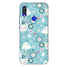 Ốp lưng dành cho điện thoại Xiaomi Redmi Note 7 hình Họa Tiết Xanh - Hàng chính hãng