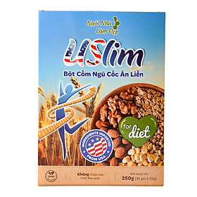 Mua Bột Cốm Ngũ Cốc Ăn Liền USlim - 1 Hộp 10 Gói tại THIÊN NHIÊN VIỆT