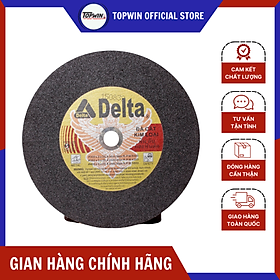 (25 Viên) Đá Cắt Kim Loại Delta 350x3x25.4mm Thiết Kế Lưỡi Đá Sắc Nét và Chống Mài Mòn | TOPWIN Official Store