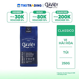 Cà Phê Bột Là Việt Classico 100% Arabica 250G Vị Hài Hòa
