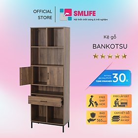 Giá sách đa năng thiết kế đẹp SMLIFE Bankotsu