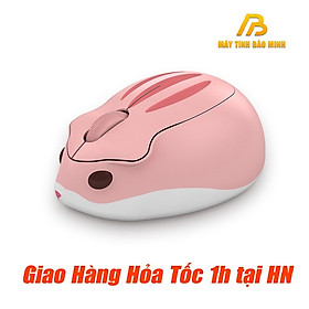 Chuột Không Dây Akko Hamster MoMo Plus 2021 Màu Hồng - Hàng Chính Hãng