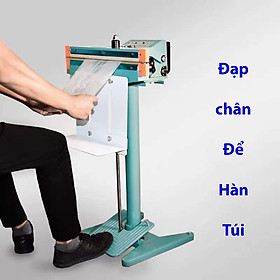 Máy hàn miệng túi dập chân 8mm PSF-450 (x2) gia nhiệt 2 hàm - hàng nhập khẩu