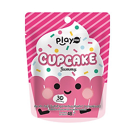 Hộp 8 Kẹo Dẻo Bánh Cupcake Playmore 48g