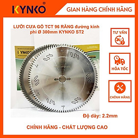 LƯỠI CƯA GỖ TCT 96 RĂNG đường kính phi 300mm KYNKO ST2