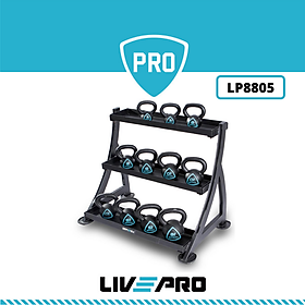 Mua Kệ Tạ Ấm 3 Tầng Livepro Chính Hãng 3 TIER KETTLEBELL RACK