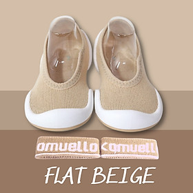 Giày tập đi cho bé cưng flat beige