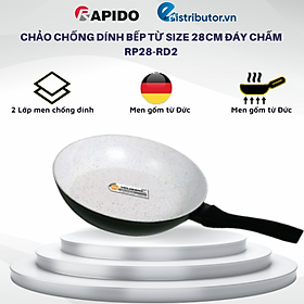 Chảo Rapido đáy chấm RP-RD2 dùng cho mọi loại bếp- 26-28-30cm - Hàng chính