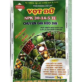 1 KG PHÂN BÓN NPK 30-14-5 TE , PHÂN BÓN VỌT THÂN , PHÂN BÓN VỌT ĐỌT , PHÂN BÓN LỚN LÁ