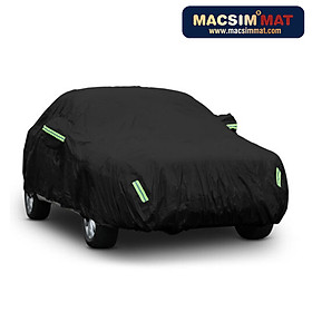Bạt phủ ô tô thương hiệu MACSIM dành cho Mercedes-Benz A-Class Saloon / B-Class / C-Class - màu đen và màu ghi - bạt phủ trong nhà và ngoài trời