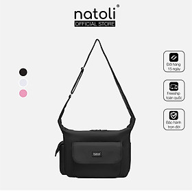 Túi vải đeo chéo unisex Buffalo Cross Bag chính hãng NATOLI chất vải canvas chống nước nhiều ngăn cao cấp