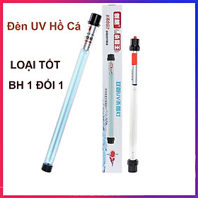 Đèn UV 60W Sterilization King Bóng Kép cao cấp, diệt tảo, diệt khuẩn cho bể cá, hồ cá, hồ thủy sinh siêu sạch ( Trắng)  - 40W, dài 55cm cho bể 3000L