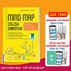 Mindmap English Grammar - Ngữ Pháp Tiếng Anh Bằng Sơ Đồ Tư Duy (Tặng kèm Bookmark PL)