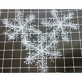 Combo 6  bông tuyết trang trí Giáng Sinh Noel đường kính 23cm-33cm