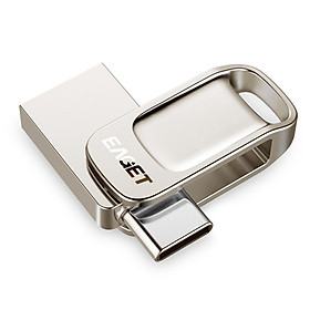EAGET 64GB Type-C USB3.1 mobile phone U disk CU31 high speed full metal dual interface Android mobile phone computer dual-use USB flash drive