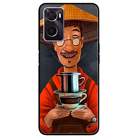 Ốp lưng dành cho Oppo A16K - Oppo A36 / A76 - Oppo Reno 7z 5G mẫu Ông Lão Cà Phê