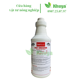 Phân bón lá hữu cơ Đạm Cá Mỹ Fish Emulsion 1 lít Cropmaster