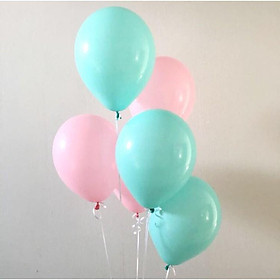 Combo 100 vỏ bóng màu hồng nhạt và xanh tiffany