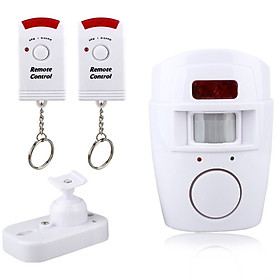 Mua Bộ báo động bảo vệ nhà cửa chống trộm cảm biến hồng ngoại cao cấp ĐKTX Ver2 ( Gồm 1 chuông và 2 điều khiển -Tặng miếng thép đa năng 11in1 )