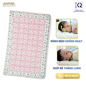 Nệm Trẻ Em Chần Bông Khang Home BabySafety An Toàn Giấc Ngủ Cho Bé Sơ Sinh Size 80x125cm