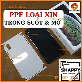 Skin Dán PPF Cao Cấp Full Viền Dành Cho Iphone