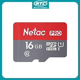 Mua Thẻ nhớ microSDHC Netac Pro 16GB U1 2K 90MB/s - Không Box (Đỏ) - Nhất Tín Computer