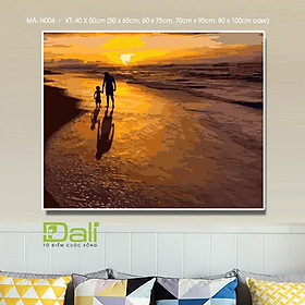 Mua Tranh treo tường tự tô màu số hóa DALI Tranh Tình thương của cha N004
