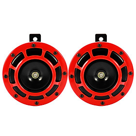 2pcs 12.0V 220dB Loud Compact Electric Blast Tone Air Horn Kit For Motorcycle Car