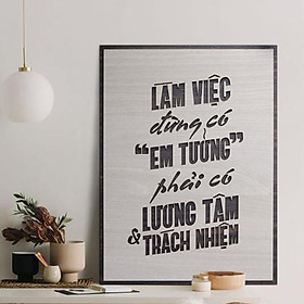 Tranh treo tường Gỗ trang trí phòng tạo động lực, Mẫu VIAN31
