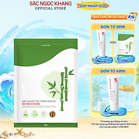 [NEW] Mặt nạ sợi tre Sắc Ngọc Khang trắng mịn da