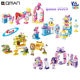 Đồ Chơi Xếp Hình, Lắp Ráp Qman 31019 – Căn Phòng Mơ Ước