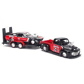 Hình ảnh Mô hình xe Elite Transport Ford 48 F1 Pick up + 67 Mustang GT 1:24 Maisto - 32751