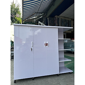 Mua Tủ áo nhựa màu trắng Juno Sofa ngang 1m45 x 1m2 x  45 cm