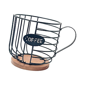 Coffee Pod Holder Organizer Cup Wire Coffee Pod Basket for Kitchen Pod