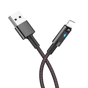 Mua Cáp Sạc Siêu Tốc Lightning Cao Cấp Hoco U47 Dàii 1.2M - Tự Ngắt Sạc Thông Minh - Hàng Chính Hãng