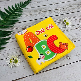 Sách vải cho bé Lalala baby cho bé, kích thích đa giác quan: My very first book/ Cuốn sách đầu tiên cho trẻ