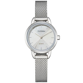 Đồng Hồ Nữ Citizen Pin Quartz EQ3000-58D 26mm - Dây Kim Loại - Kính Khoáng