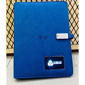 Mua Sổ sạc không dây đa năng 8000mAh - logo phát sáng