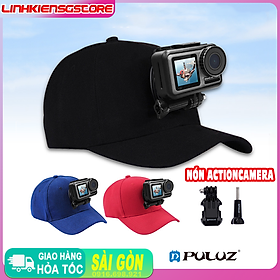Mua Mũ Lưỡi Trai Vải Cao Cấp Kèm Cao J Vít Dài Gắn Camera Hành Trình Hỗ trợ Quay Phim Chụp Ảnh ( Chọn Màu)