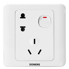 Ổ Cắm Điện 5 Lỗ Kèm Công Tắc SIEMENS 5UB01021CC1