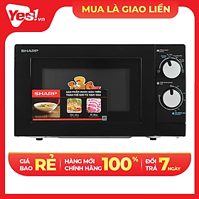 Lò vi sóng Sharp R-208VN-WS 20 lít - Hàng Chính Hãng - Chỉ Giao Hồ Chí Minh