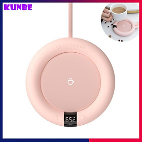 Đế Hâm Nóng, Máy Giữ Nhiệt Đồ Uống, Trà, Cà Phê, Sữa Cho Bé Với 3 Chế Độ Nhiệt, Màn Hình Điện Tử Cao Cấp - Hàng Chính Hãng KUNBE