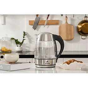 ẤM SIÊU TỐC THUỶ TINH KAILER-004 hàng chính hãng