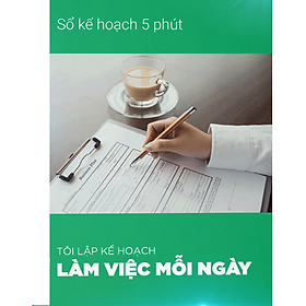 Sổ Lập Kế Hoạch 5 Phút - Sổ Lập Kế Hoạch Hàng Ngày, Sổ Tay Doanh Nhân, Sổ Quản Lý Thời Gian