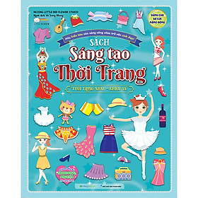 Sách Sáng tạo thời trang: Thời trang nhảy - khiêu vũ (Hơn 100 stickers)