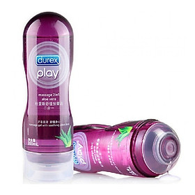 Gel Bôi Trơn Durex Play Massage 2in1 200ml - Gel bôi trơn chiết xuất từ Lô Hội nha đam tự nhiên